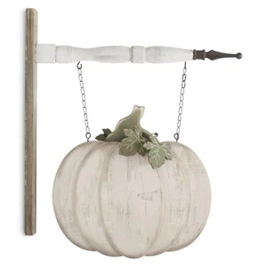13.25 Inch Whitewashed Wood Pumpkin Arrow Replacement - Picture 1 of 1