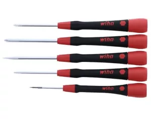 Wiha Precision Slotted & Phillips Screwdriver Set 5 Piece 26195 - Picture 1 of 5