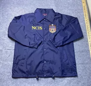 Vintage NCIS Jacket Mens Medium Navy Blue Windbreaker US Special Agent - Picture 1 of 7
