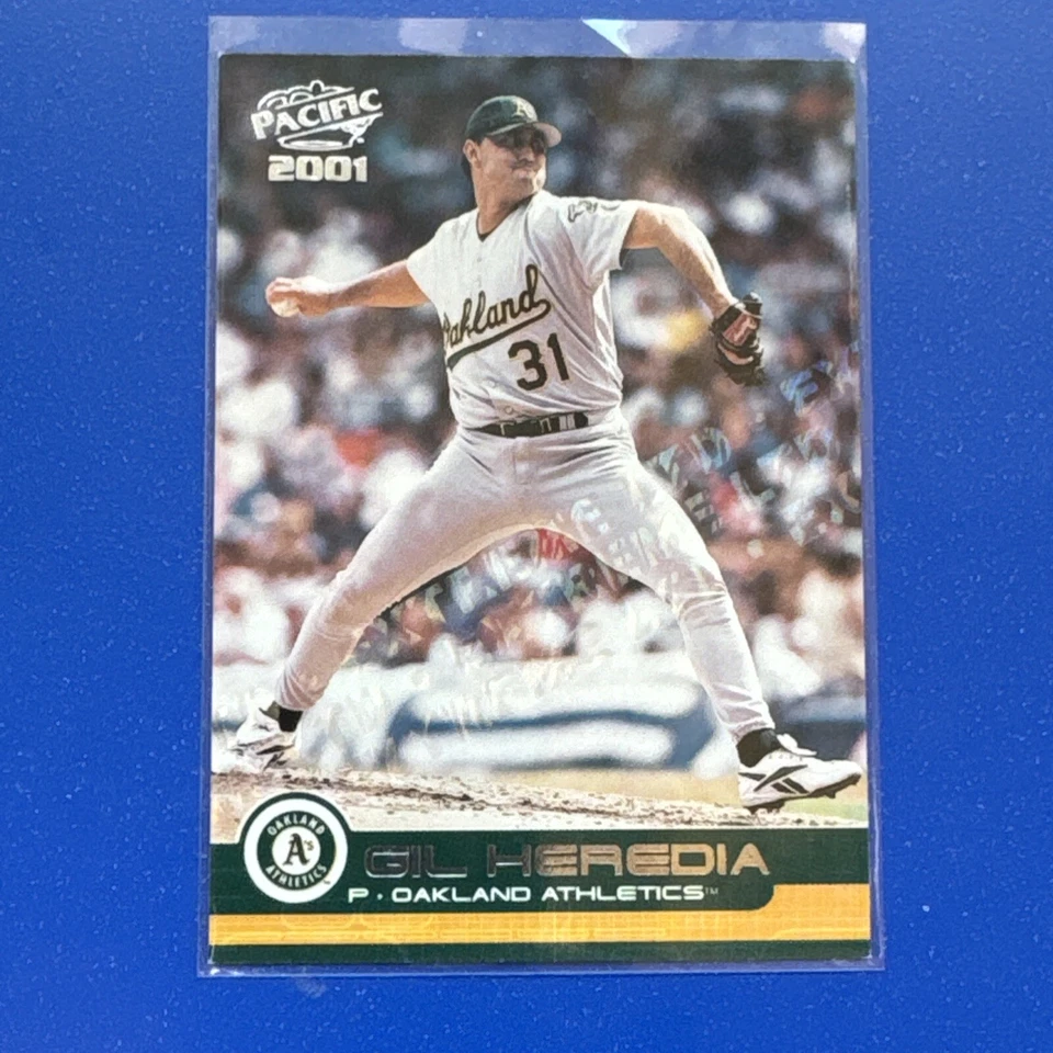 2001 Pacific - Extreme LTD #306 Gil Heredia /45 Athletics SP Parallel Insert - Image 1 of 2