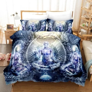 3D Religion Quilt Cover Set Duvet Cover Bedding Pillowcases - Picture 1 of 4