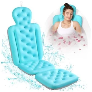 Full Body Bath Pillow for Bathtub, Thick Bathtub Cushion with Laundry 51" x 16" - Picture 1 of 7
