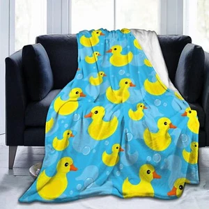 Cute Fun Duck Blanket, Soft Kid Size 50"x40", - Picture 1 of 9