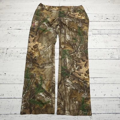 Pantalones Under Armour Mujer Talla 12 (36x32) RealTree Camuflados Ligeros Ripstop Foto 1 de 4