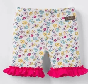 Matilda Jane Girls Enchanted Garden Dawson Floral Ditsy Shorties Shorts Size 6 - Picture 1 of 3