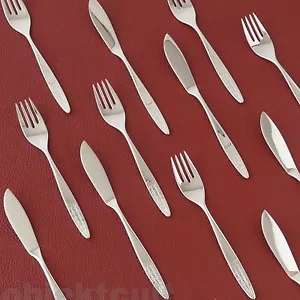 WMF Fischbesteck 'Rio' 12-teilig 6 Personen Silber-Besteck Patent-90 versilbert - Bild 1 von 7