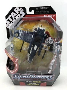 Star Wars Transformers Crossover Clone Pilot Republic Gunship Blue 2007 Hasbro - Bild 1 von 6