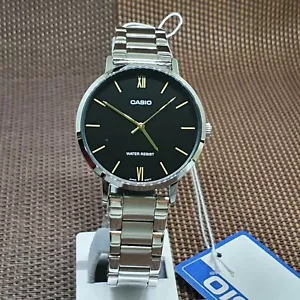 Casio LTP-VT01D-1B Stainless Steel Bracelet Analog Ladies' Dress Watch - Picture 1 of 6