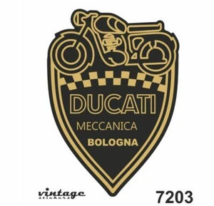 DUCATI VINTAGE STICKER MADE IN ITALY - Bild 1 von 3