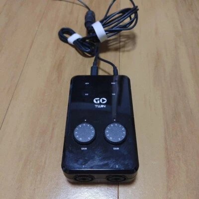 TC HELICON GO TWIN 2-channel Audio Interface Black From Japan #605121 - Image 1 of 3