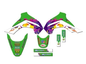 2021-2022 KLX 140 R RL THROWBACK Green Senge Graphics Kit Compatible - Picture 1 of 10