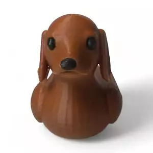 Pato Dachshund - Perro Wiener largo y leal coleccionable - Imagen 1 de 6