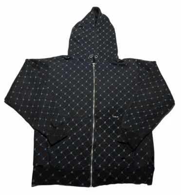 Volcom Men's AOP Pullover Hoodie Size Medium Y2k Grunge AI8 - Image 1 of 4