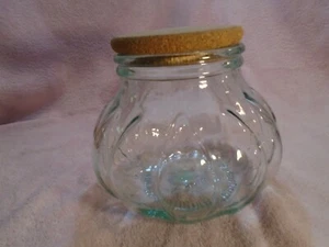 Tarro expositor de cristal con tapa de corcho hecho en Italia - Imagen 1 de 6