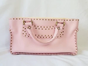 Celine Boogie Bag Leder Nieten Handtasche rosa H17 x B35 cm - Bild 1 von 10
