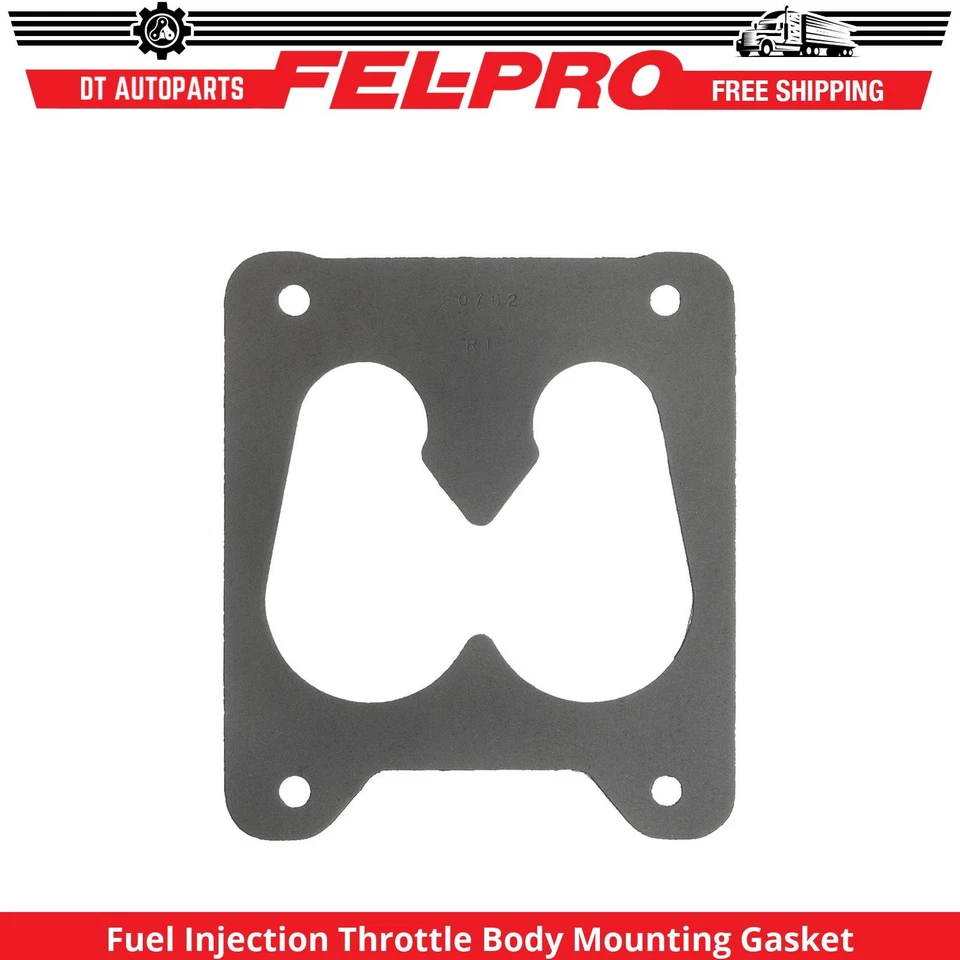 Para 1988-1990 Chevrolet G30 Junta de montaje del cuerpo del acelerador de inyección de combustible Fel-Pro Foto 1 de 1