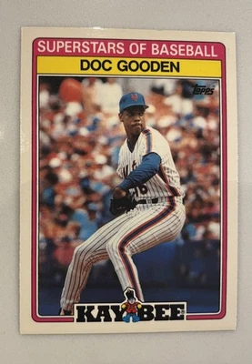 1989 Topps Kay-Bee Superstars of Baseball #14 Doc Gooden - Image 1 of 2