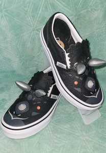 Vans Dinosaur Black Slip-On Triceratops Size 12 Kids - Picture 1 of 7