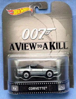 Hot Wheels 2015 007 A View To A Kill Corvette James Bond Foto 1 de 4