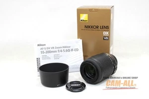 Nikon Nikkor AF-S DX 55-200 mm F/4-5.6 ED VR Lens - Picture 1 of 13