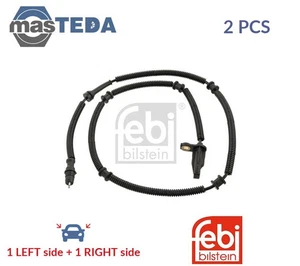 106958 ABS WHEEL SPEED SENSOR PAIR REAR FEBI BILSTEIN 2PCS NEW OE REPLACEMENT - Picture 1 of 5