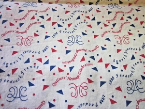 F5615, Red, white & blue sugar sack, 11x20 1/2", extremely rare, - Picture 1 of 2