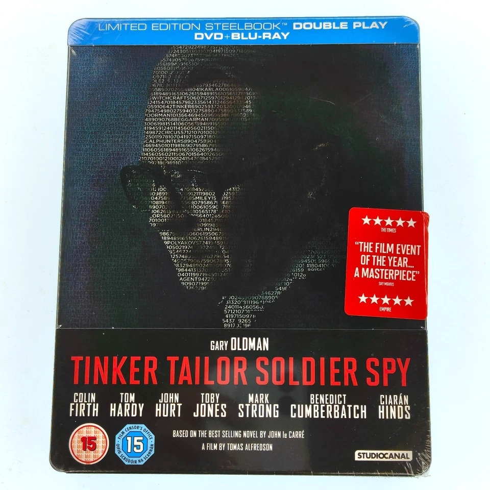 Tinker Tailor Soldier Spy - Blu Ray + DVD - Steelbook - New Sealed - Region B/2 - Image 1 of 2