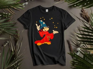 Camiseta Disney Fantasia Sorcerer Mickey Hombres Mujeres Unisex #1 - Imagen 1 de 4