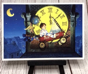 A Sudden Gust by Dean Morrissey Ship of Dreams Book Illustration Postcard - Bild 1 von 4