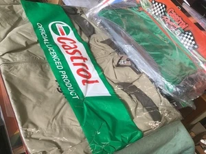 Castrol Collectors memorabilia NOS bag with coat xxxl - Picture 1 of 8