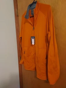 NEU 511 taktische Jacke Herren Größe Large Stratos durchgehender Reißverschluss neu mit Etikett sonnenuntergangsorange - Bild 1 von 11