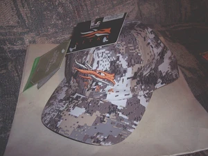 Camo Sitka Cap Optifade Elevated 2 Sitka Cap 90101-EV-OSFA Camo Hunting Cap - Picture 1 of 5