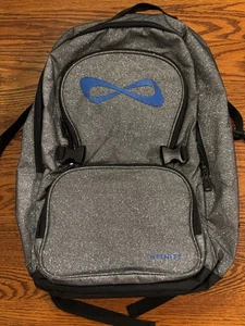 Nfinity Sparkle Backpack Cheerleading Bag Gray/Royal Blue - Picture 1 of 8