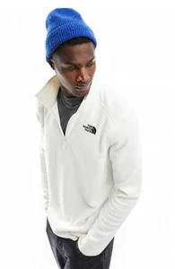 The North Face Men’s 1/4 Zip Pullover Fleece Medium TNF White BNWT - Picture 1 of 14