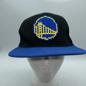 NBA Golden State Warriors Mitchell & Ness 1904 SnapBack Hat Black & Blue. Jazzy - Picture 1 of 5