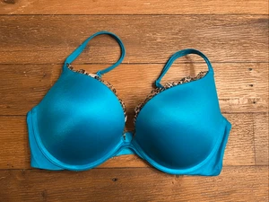 Victoria’s Secret 34D sehr sexy Push-up BH blau/grün - Bild 1 von 6