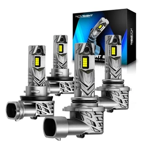 9005+H11 LED Headlight Combo 4 High Low Beam Bulbs Kit Super White Bright Lamps - Picture 1 of 20