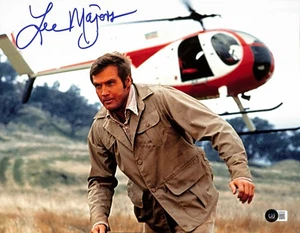 Lee Majors 'Steve Austin' Six Million Dollar Man Firmado 11X14 Fotografía BECKETT - Imagen 1 de 3