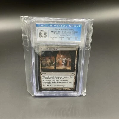 CGC Graded 8.5 MTG: Magic the Gathering - Seraph Sanctuary -FOIL - Land Common - Image 1 of 2