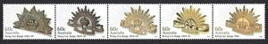 2012 Australia SG#3770/74 Rising Sun Badges strip of 5 mint MUH MNH - Bild 1 von 1