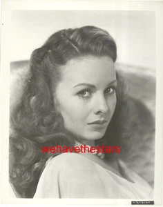 VINTAGE Jeanne Crain WUNDERSCHÖNE SCHÖNHEIT 40er Jahre Werbeportrait - Bild 1 von 1