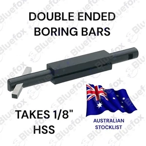 Boring Bar Double Ended (1/8") Takes HSS [1pc Included] - Suits Lathes - Picture 1 of 3