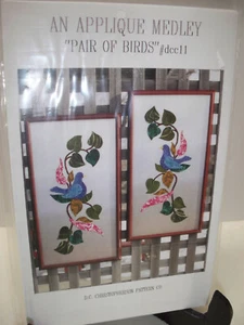 Pair Of Birds Applique Pattern Darlene C. Christopherson - Picture 1 of 2