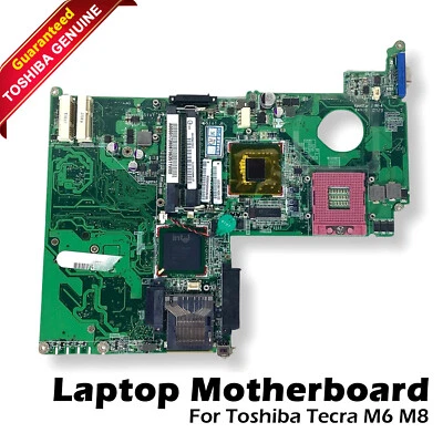 New OEM Toshiba Tecra M6 M8 Socket 478 DDR2 Intel Laptop Motherboard -A000017380 - Image 1 of 4