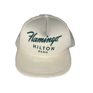 Vintage FLAMINGO HILTON Mesh Foam Trucker Snap Back Hat Reno Nevada 1990s 1980s - Bild 1 von 12