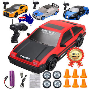 4WD RC Drift Car 1/24 Remote Control Racing High Speed GTR Off-Road RC Vehicle