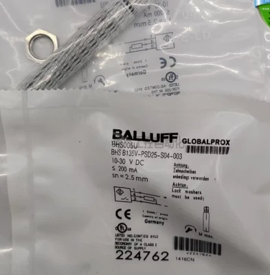 NEW For BALLUFF BES 516-300-S135-S4-D Inductive Sensor BHS001L Proximity Switch - Image 1 of 4