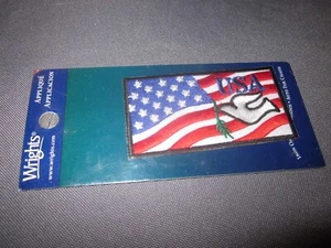 Wrights AMERICAN FLAG with USA Peace DOVE PATCH Sealed NEW - Picture 1 of 3