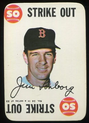 1968 Topps Baseball Game #14 Jim Lonborg Boston Red Sox - Image 1 of 2