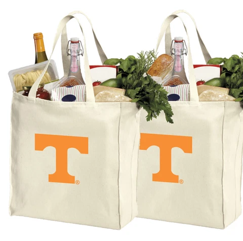 UT Reusable Shopping Tote 2pc Set University of TennesseeMOTHER'S DAY GIFT Cover